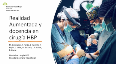 Docencia y Realidad Aumentada en cirugía HPB
